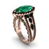 Emerald Majestic Splendor Engagement Ring - Antonella No. 35 image 1