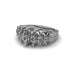 Marquise-Cut Diamond Cascade Engagement Ring - Regina No. 3 image 2