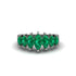 Marquise-Cut Emerald Cascade Engagement Ring - Regina No. 6 image 3