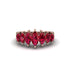 Marquise-Cut Ruby Cascade Engagement Ring - Regina No. 11 image 3