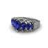 Marquise-Cut Sapphire Cascade Engagement Ring - Regina No. 15 image 2