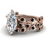 Marquise Diamond Golden Leaf Bridal Set - Julieta No. 32 image 1