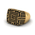 Black Diamond Men's Geometric Grid Ring - Pat No. 7 image 2