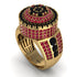 Round Black Diamond Mens Luxury Ring - Chris No. 52 image 1