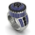 Round Black Diamond Mens Luxury Ring - Chris No. 69 image 1