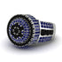 Round Black Diamond Mens Luxury Ring - Chris No. 69 image 3