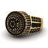 Round Black Diamond Mens Luxury Ring - Chris No. 37 image 3