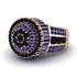 Round Black Diamond Mens Luxury Ring - Chris No. 68 image 3