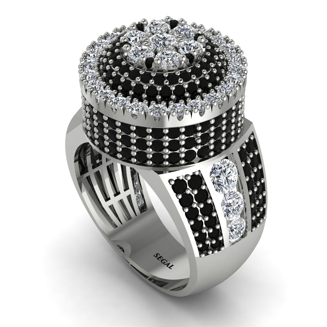 Round Diamond Mens Luxury Ring - Chris No. 33