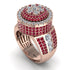 Round Diamond Mens Luxury Ring - Chris No. 47 image 1