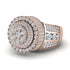 Round Diamond Mens Luxury Ring - Chris No. 2 image 3