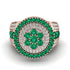 Round Emerald Mens Luxury Ring - Chris No. 5 image 2