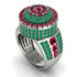 Round Ruby Mens Luxury Ring - Chris No. 27 image 1