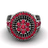 Round Ruby Mens Luxury Ring - Chris No. 42 image 2