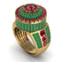 Round Ruby Mens Luxury Ring - Chris No. 25 image 1