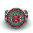 Round Ruby Mens Luxury Ring - Chris No. 27 image 2