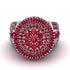Round Ruby Mens Luxury Ring - Chris No. 57 image 2