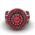 Round Ruby Mens Luxury Ring - Chris No. 41 image 2