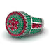 Round Ruby Mens Luxury Ring - Chris No. 27 image 3