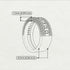 Ruby 14K Gold Pave Wedding Band - Mikayla No. 57 image 4