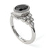Diamond Milgrain Beaded Bezel Engagement Ring - Stacy No. 9 image 4