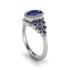 Sapphire Milgrain Beaded Bezel Engagement Ring - Stacy No. 75 image 2