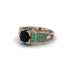 Black Diamond Milgrain Gold Engagement Ring - Lyric No. 23 image 3