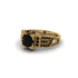 Black Diamond Milgrain Gold Engagement Ring - Lyric No. 37 image 3
