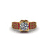 Diamond Milgrain Gold Engagement Ring - Lyric No. 46 image 2