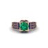 Emerald Milgrain Gold Engagement Ring - Lyric No. 65 image 2