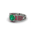 Emerald Milgrain Gold Engagement Ring - Lyric No. 51 image 3