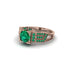 Emerald Milgrain Gold Engagement Ring - Lyric No. 20 image 3