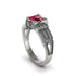 Ruby Milgrain Gold Engagement Ring - Lyric No. 12 image 1
