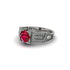 Ruby Milgrain Gold Engagement Ring - Lyric No. 12 image 3