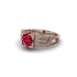 Ruby Milgrain Gold Engagement Ring - Lyric No. 11 image 3