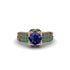 Sapphire Milgrain Gold Engagement Ring - Lyric No. 29 image 2