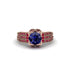 Sapphire Milgrain Gold Engagement Ring - Lyric No. 59 image 2