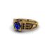 Sapphire Milgrain Gold Engagement Ring - Lyric No. 43 image 3