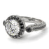 Milgrain Halo Pave Diamond Engagement Ring - Mabel No. 33 image 3