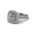 Milgrain Halo Round Diamond Engagement Ring - Odette No. 3 image 2