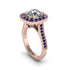 Milgrain Halo Round Diamond Engagement Ring - Odette No. 62 image 3