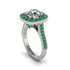 Milgrain Halo Round Diamond Engagement Ring - Odette No. 18 image 3