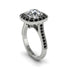 Milgrain Halo Round Diamond Engagement Ring - Odette No. 33 image 3