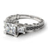 Modern Geometric Diamond Gold Engagement Ring - Beverly No. 33 image 4