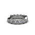 Diamond Modern Hexagon Wedding Band  - Bianca No. 3 image 1
