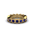 Sapphire Modern Hexagon Wedding Band  - Bianca No. 13 image 1
