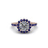 Modern Diamond Cushion Cut Engagement Ring - Uma No. 62 image 3