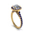Modern Diamond Cushion Cut Engagement Ring - Uma No. 61 image 1