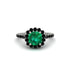 Modern Emerald Cushion Cut Engagement Ring - Uma No. 36 image 3