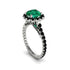 Modern Emerald Cushion Cut Engagement Ring - Uma No. 36 image 1